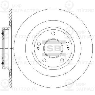 Тормозной диск SANGSIN SD4344
