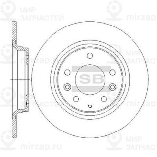 Тормозной диск SANGSIN SD4412