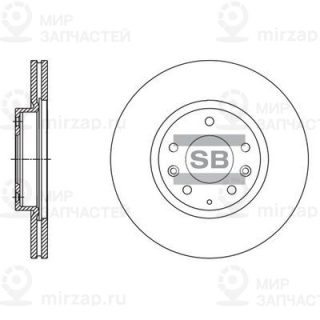 Тормозной диск SANGSIN SD4417