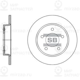 Тормозной диск SANGSIN SD4419