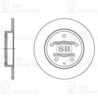 Тормозной диск SANGSIN SD4422