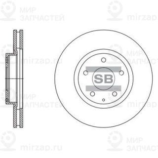 Тормозной диск SANGSIN SD4424