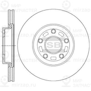 Тормозной диск SANGSIN SD4428