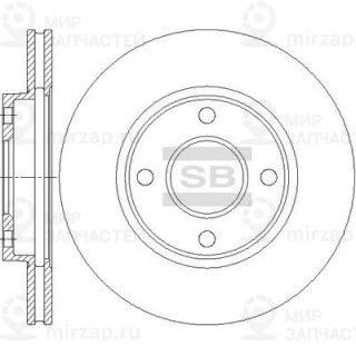 Тормозной диск SANGSIN SD4431