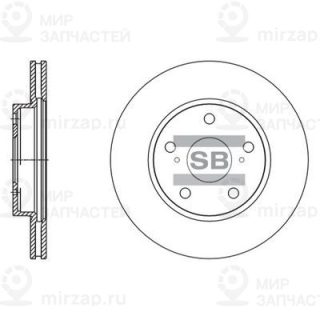 Тормозной диск SANGSIN SD4604