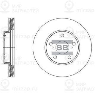 Тормозной диск SANGSIN SD4607
