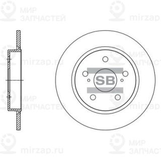 Тормозной диск SANGSIN SD4615
