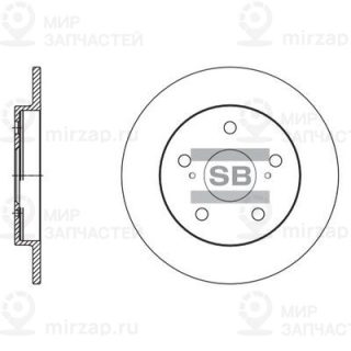 Тормозной диск SANGSIN SD4616