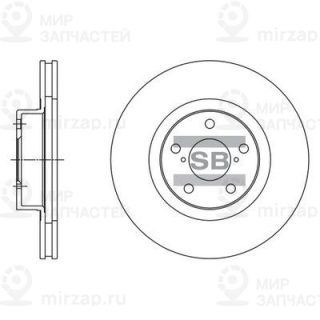 Тормозной диск SANGSIN SD4702