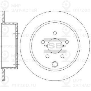 Тормозной диск SANGSIN SD4708