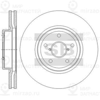 Тормозной диск SANGSIN SD4712