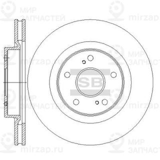 Тормозной диск SANGSIN SD4801