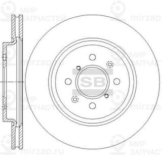 Тормозной диск SANGSIN SD4816