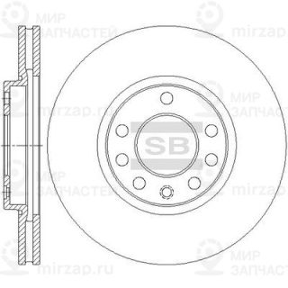 Тормозной диск SANGSIN SD5110