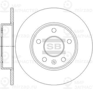 Тормозной диск SANGSIN SD5113