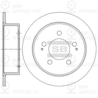 Тормозной диск SANGSIN SD5201
