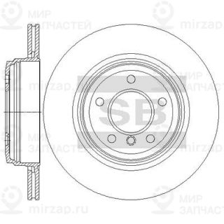 Тормозной диск SANGSIN SD5219