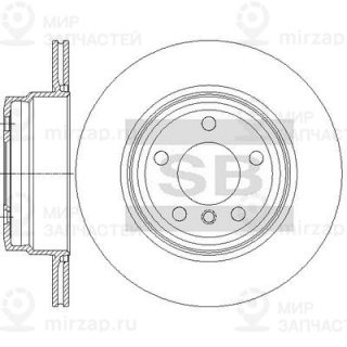 Тормозной диск SANGSIN SD5223