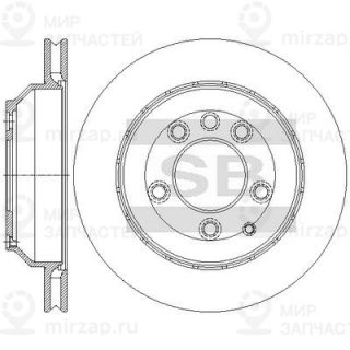 Тормозной диск SANGSIN SD5450