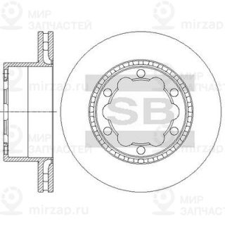 Тормозной диск SANGSIN SD5603