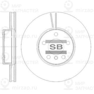 Тормозной диск SANGSIN SD5652