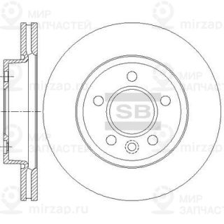 Тормозной диск SANGSIN SD7002