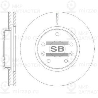 Тормозной диск SANGSIN SD8114