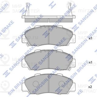 Комплект тормозных колодок (дисковый тормоз) SANGSIN SP1076F