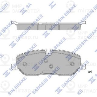 Комплект тормозных колодок (дисковый тормоз) SANGSIN SP2236