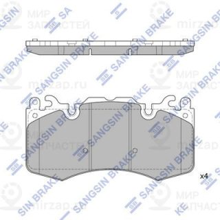 Комплект тормозных колодок (дисковый тормоз) SANGSIN SP2239