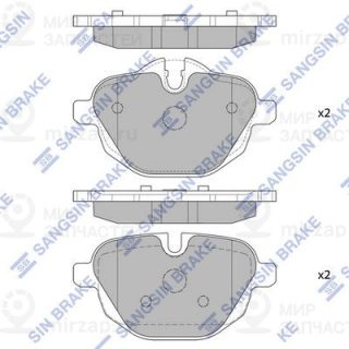 Комплект тормозных колодок (дисковый тормоз) SANGSIN SP2275