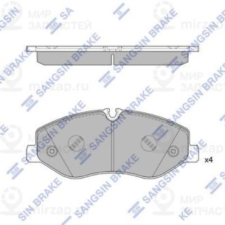 Комплект тормозных колодок (дисковый тормоз) SANGSIN SP2579