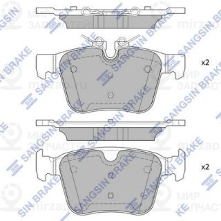 Комплект тормозных колодок (дисковый тормоз) SANGSIN SP4069