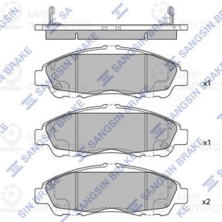Комплект тормозных колодок (дисковый тормоз) SANGSIN SP4110