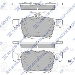 Комплект тормозных колодок (дисковый тормоз) SANGSIN SP4298