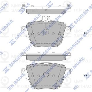 Комплект тормозных колодок (дисковый тормоз) SANGSIN SP4413