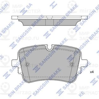 Комплект тормозных колодок (дисковый тормоз) SANGSIN SP4475