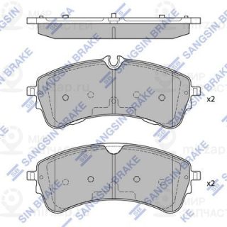 Комплект тормозных колодок (дисковый тормоз) SANGSIN SP4482