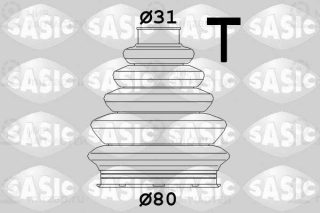 Комплект пыльника приводного вала SASIC 1906058