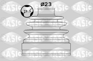 Комплект пыльника приводного вала SASIC 1906129