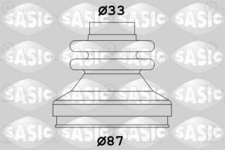 Комплект пыльника приводного вала SASIC 2873783