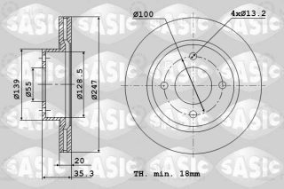 Запчасть SASIC 6100003