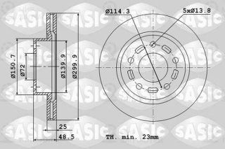 Запчасть SASIC 6106113