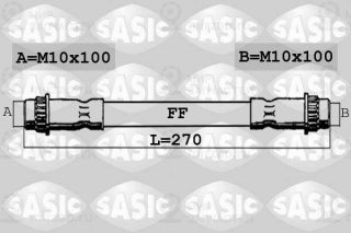 Тормозной шланг SASIC 6600045