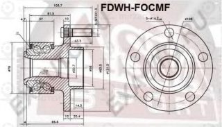 Ступица колеса ASVA FDWHFOCMF