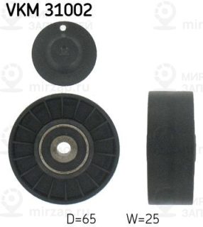 Паразитный / ведущий ролик поликлинового ремня SKF VKM31002