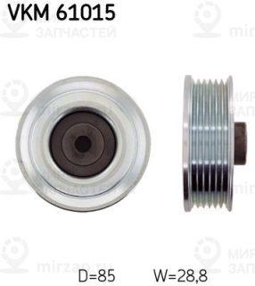 Паразитный / ведущий ролик поликлинового ремня SKF VKM61015