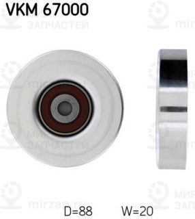 Паразитный / ведущий ролик поликлинового ремня SKF VKM67000