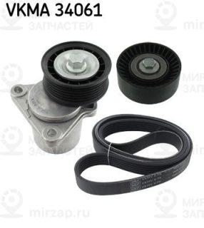 Комплект поликлинового ремня SKF VKMA34061