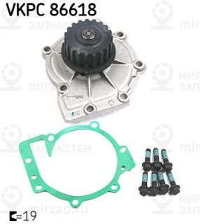 Насос водяной (охлаждение двигателя) SKF VKPC86618